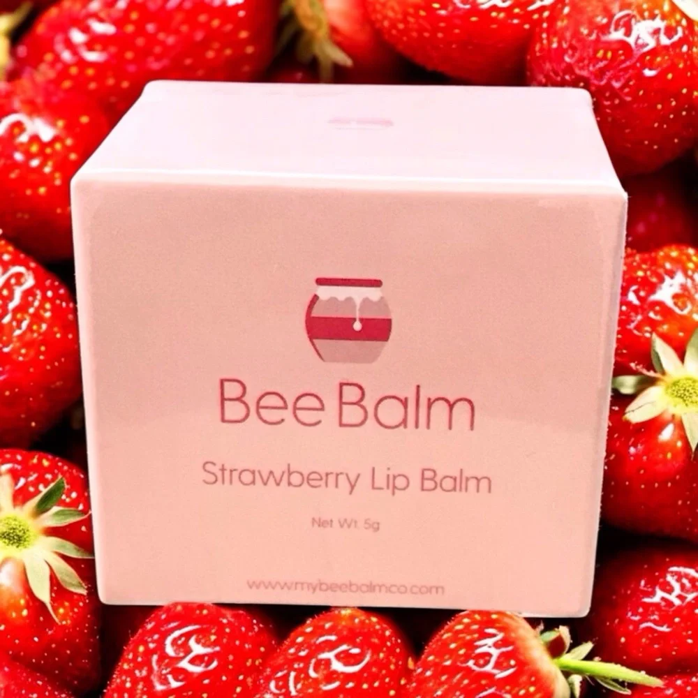 🆕 Bee Balm Strawberry Lip Balm